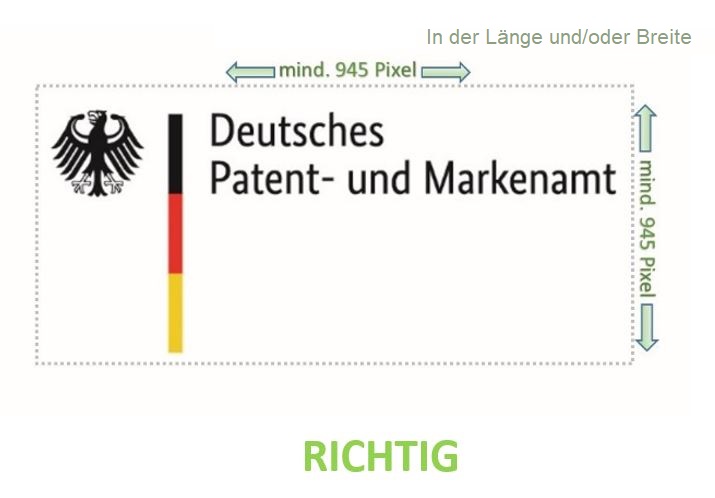 Markenbild richtig